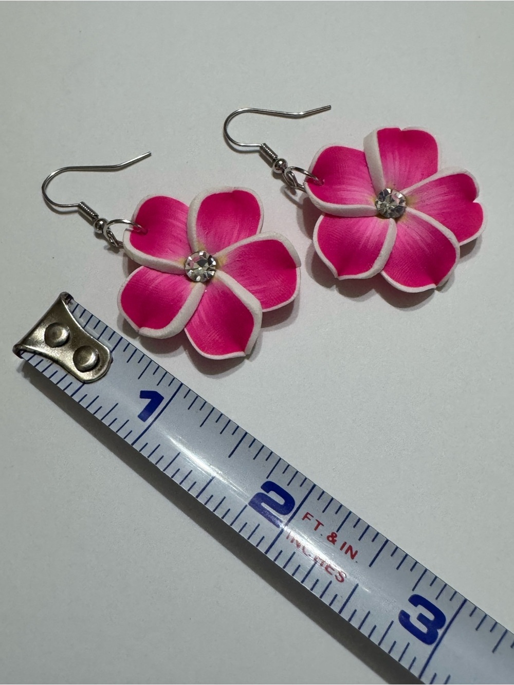 PLUMERIA EARRINGS - Picture 6 of 9